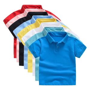 Polo à manches courtes pour enfants, t-shirt à séchage rapide, couleur unie, 100% coton, Design sport Streetwear pour garçons, t-shirt du Bangladesh - Product Image 6