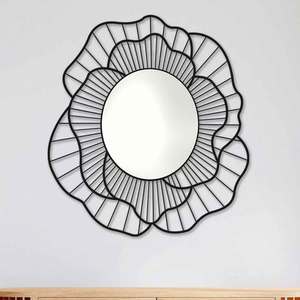 Hot bán giao diện điều khiển Bảng với gương Ấn Độ xuất khẩu kim loại tường gương hoa thiết kế với chất lượng cao - Product Image 3