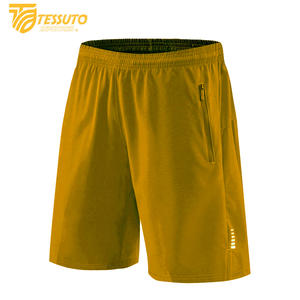 Te New 2025 Summer Trend Men's Gym Sports Shorts Outdoor Running Fitness Breathable Double <b>Layer</b> Sports Pants - Product Image 3