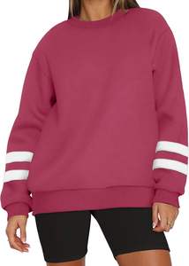 Sweat-shirt d'hiver en polyester/coton de haute qualité, impression numérique, couleur unie, manches longues, col rond personnalisé, anti-froissement, respirant - Product Image 3