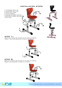Silla Escolar de Plástico Monobloque Moderna y Resistente con Base Giratoria de Elevación a Gas para Uso en el Aula y al Aire Libre - Product Image 4