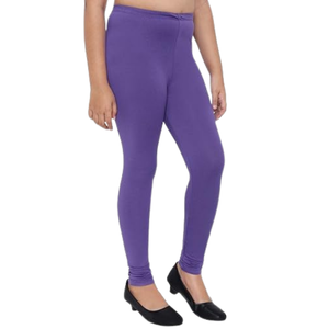 Leggings pour femmes adultes en coton biologique tricoté, écologiques, respirants, grandes tailles, vêtements de yoga, vente en gros - Product Image 5