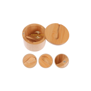 Custom Bamboo Tube <b>Box</b> Eco Conscious Packaging Container for Private Label - Product Image 1