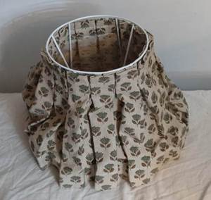 Vente en gros de décorations d'intérieur faites à la main abat-jour en papier pour lampe de table jupes ikat abat-jour - Product Image 6