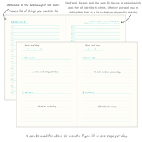 Carnet de notes série Tea Time 3 types P21-08, 1 page par jour, planification hebdomadaire, couverture en papier 2 couleurs, 148x105x10mm, Japon