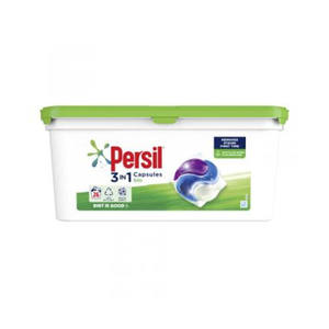 Persil Power Caps Formule anti-taches avancée Dosettes de détergent à lessive solides pré-mesurées pour un nettoyage hygiénique en profondeur - Product Image 1