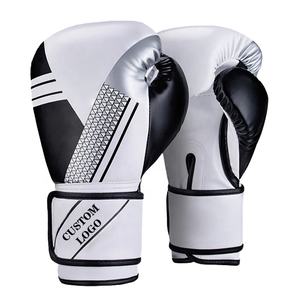 High Quality Customized PU Leather MMA <b>Gloves</b> for Boxing Sparring <b>Fitness</b> Martial Arts Training Custom Branding Available - Product Image 3