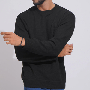 Vêtements pour hommes de grande taille Sweatshirts pour hommes Sweat-shirt Pull Logo personnalisé pour la course Sweat-shirt uni vierge avec logo personnalisé - Product Image 5