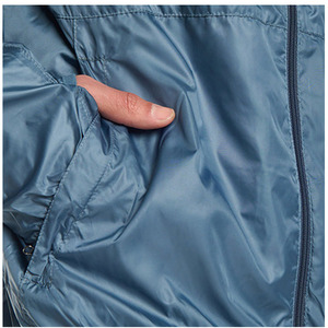 เสื้อแจ็กเก็ตกันลมมีฮู้ดของผู้ชายผ้าไนลอนระบายอากาศได้น้ำหนักเบาใช้กลางแจ้งกีฬาวิ่งกันน้ำติดโลโก้ได้ตามต้องการ - Product Image 5