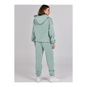Sudaderas con capucha y pantalones de chándal con logotipo personalizado, conjunto para correr, sudaderas con capucha de gran tamaño para mujer, de 2 piezas chándal, conjunto de pantalones de chándal y Sudadera con capucha - Product Image 6