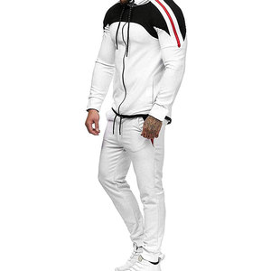 Conjunto Deportivo de Algodón Estampado con Capucha para Hombre - Ropa Deportiva Ligera con Pantalones Jogger y Sudadera con Cierre - Product Image 6