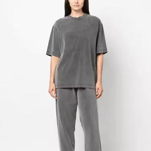 Venta al por mayor de los hombres recortada Boxy lavado ácido Camiseta 100% algodón pesado lavado Vintage camiseta en blanco para hombres y mujeres - Product Image 3