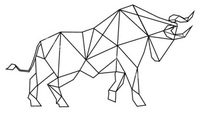 Sculpture d'art moderne en métal pour jardin extérieur, parc, animal, rhinocéros, en acier inoxydable, grande taille, modèle sculpté imprimé UV