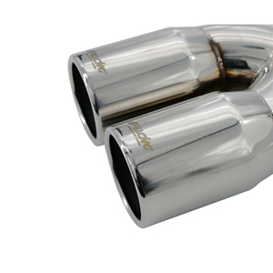 Terminal redondo de 63 mm de diámetro, doble, de acero inoxidable - Product Image 2