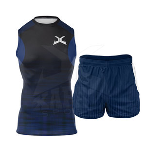 High Quality 100% Polyester Quick Dry Breathable 7-on-7 Uniform Set Customizable New Design American Football Wear Plus Sizes - Product Image 1
