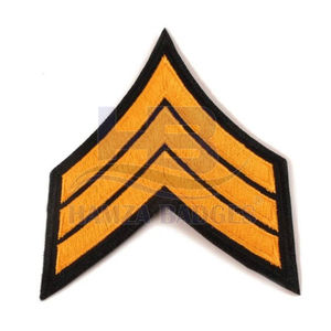 Vente en gros de chevrons d'usine uniforme de broderie de rang chevron broderie personnalisée chevrons 2025 élégant - Product Image 3