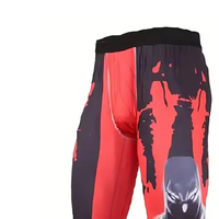 Pantalon de compression pour hommes Leggings compressés à coupe ajustée les plus vendus Impression par sublimation Vêtements d'entraînement de fitness parfaits
