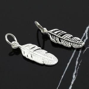 Dijes y Colgantes de Plata de Ley 925, Diseño de Hoja, Precio de Mayoreo - Product Image 1