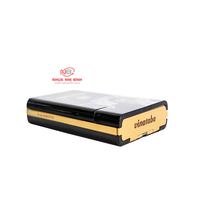 Étui à cigarettes rectangulaire noir de luxe moderne en plastique Vinataba OEM/ODM, kit d'accessoires pour fumeurs, tubes à cigares, briquet, coque à clapet