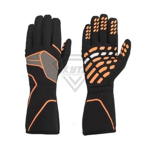 Gants de course de kart fabriqués en usine Gants de course automobile ignifuges Gants de course de kart à doigts entiers personnalisés OEM - Product Image 1