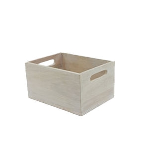 Wholesale Black Finished Rectangle <b>Wooden</b> Storage <b>Basket</b> Tabletop Kitchenware Multi-Purpose <b>Laundry</b> <b>Basket</b> Bulk - Product Image 3