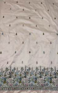 ผ้าแฟนซีวัสดุผ้าปักลายผ้าไหมโพลีหนักทำจาก lehanga Koti - Product Image 2