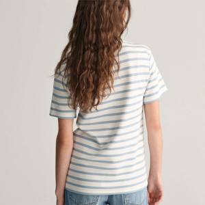 Camiseta de mujer vintage de algodón de gran tamaño cómoda cuello redondo ropa de calle informal de verano para mujer de alta calidad personalizada al por mayor - Product Image 3