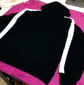 Ensemble sweat-shirt et pantalon de survêtement streetwear surdimensionné en coton pour femme, survêtement ample personnalisé pour homme - Product Image 3