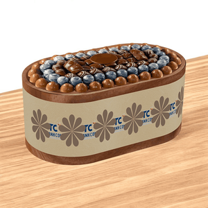 Wholesale Multi-Function Wooden <b>Cake</b> Stands Eco Friendly Handmade Leather Wooden for <b>Weddings</b> Special Occasions Arabian Gift - Product Image 1