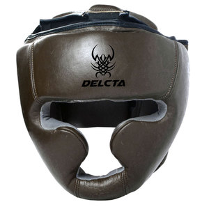 Protector de Cabeza de Boxeo de Cuero de Buena Calidad, Protector de Cabeza de Boxeo con Logotipo Personalizado, Protector de Cabeza de Boxeo Resistente - Product Image 1