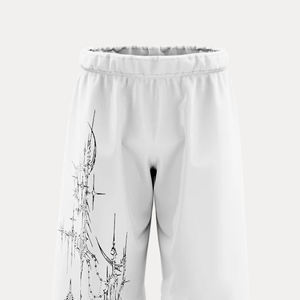 Flare Trouser Custom Heavy Wash Distressed Baggy Pants Embroidery Elastic Streetwear for Autumn Plaid Striped Solid 3D Trouser - Product Image 6