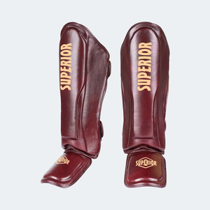 Protège-pieds en cuir de vachette respirant personnalisé de haute qualité avec logo sur mesure pour l'entraînement et le sparring MMA et Muay Thai - Product Image 1