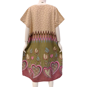 Chrysanta ชุดนอนผู้หญิงแขนสั้นใส่ได้ทุกวันมีเอวยางยืด - Product Image 4