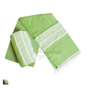 Authentic Turkish Soft Cotton Hammam Style Quick Dry <b>Lightweight</b> <b>Beach</b> <b>Towels</b> Sand Resistant for Travel Hotel Resort Use - Product Image 2