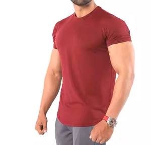 T-shirt uni de haute qualité pour hommes T-shirt tricoté de haute qualité pour hommes T-shirts OEM pour la vente en gros Nouvelle arrivée - Product Image 4