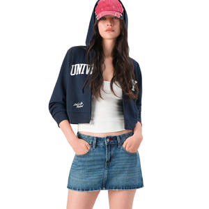 เสื้อมีฮู้ดแบบมีซิปสำหรับผู้หญิงเสื้อมีฮู้ดสีและขนาดตามสั่ง - Product Image 3