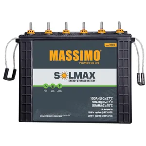 Bulk Supplier of Outstanding Quality MASSIMO Lead Acid Batteries 90AH 12 V Energy Storage Battery for Sale