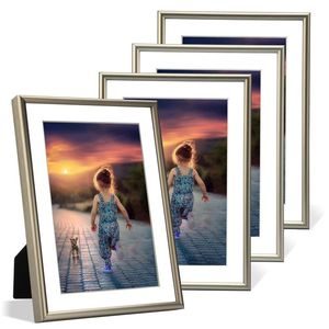 Cadre photo personnalisé de haute qualité Style de fleur en aluminium pour les mariages Table matériel suspendu usine en gros - Product Image 5