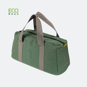 Modern 12-Inch Wide Open Mouth Canvas <b>Tool</b> Storage Bag Small <b>Leather</b> Multi-Purpose Organiser OEM/ODM Customizable - Product Image 1