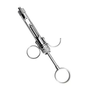 Seringue réutilisable en acier auto-aspirante manuelle chirurgicale dentaire de haute qualité de 1.8ml pour la carpule d'anesthésie de dentisterie - Product Image 1