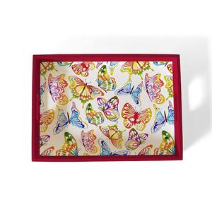 ถาดเสิร์ฟไม้ตกแต่งแบบฝังกระดูกสำหรับบ้านโรงแรมร้านอาหารใช้สำหรับตกแต่งงานจัดเลี้ยงถาดเซิร์ฟเวอร์ทรงกลมทำด้วยมือ - Product Image 5