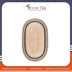 Alfombra de yute bordada trenzada a mano de diseño moderno más vendida, excelente durabilidad, antideslizante para cocina, comedor, oración Floral - Product Image 6