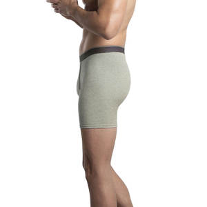 Hot Oem Service Hombres Boxers Shorts Deportes Breve Ropa interior Estilo teñido liso Transpirable y cómodo Hombres Boxer para la venta - Product Image 4