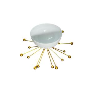 Soporte de metal diseñado para servir chocolate y postres, artículos de lujo para la cocina y la mesa. - Product Image 5