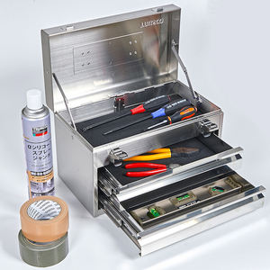 TRUSCO Japan Large Stainless Steel Deluxe <b>Tool</b> Box Set Popular among Mechanics and <b>Toy</b> enthusiasts Reasonable Prices - Product Image 1