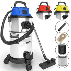 Aspirador de pó industrial - 30 l, função de sopro, 2300 W, 3 filtros, com kit de limpeza, escolha de cores - aspirador de pó úmido e seco