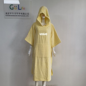 Poncho con capucha de secado rápido para adultos, toalla de playa, surf, surf, de alta calidad, barato de fábrica - Product Image 5