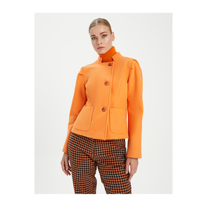 Chaqueta de Mujer BGN con Bolsillos, Mezcla de Lana - Product Image 4