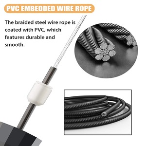 เชือกกระโดดทำจากหนังแบบ Moq จากผู้ผลิตในปากีสถานมีอัตราต่อรองสำหรับการฝึกความเร็วและอุปกรณ์ออกกำลังกายเชือกกระโดด - Product Image 3