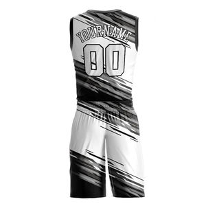 Conjunto de Jersey de baloncesto transpirable personalizable para hombre BSCI, la mejor ropa deportiva de verano, talla grande impresa, venta al por mayor - Product Image 3